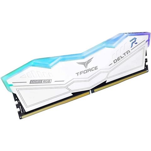  (2x16GB DDR5 6000) Ram 32GB T-Force Delta White RGB (FF4D532G6000HC38ADC01) 