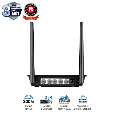  Router wifi ASUS RT - N12+ Wireless N300Mbps 