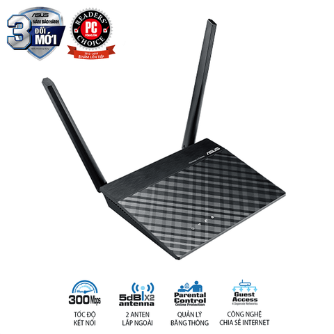  Router wifi ASUS RT - N12+ Wireless N300Mbps 