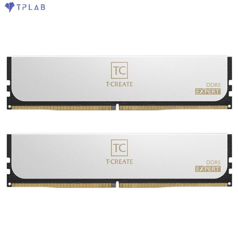  RAM TEAMGROUP Expert White 64GB ( 2 x 32GB ) DDR5 6000 Mhz 