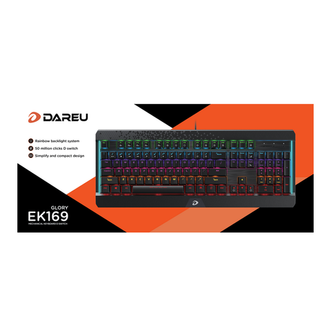  Bàn phím DAREU EK169 104KEY - LED RGB 