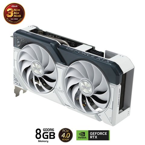  ASUS Dual GeForce RTX 4060 White OC Edition 8GB GDDR6 