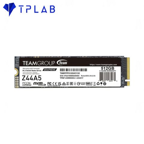  SSD TeamGroup T-Force Z44A5 512GB M.2 PCIe Gen4x4 