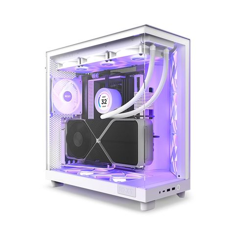  Case NZXT H6 Flow RGB White 