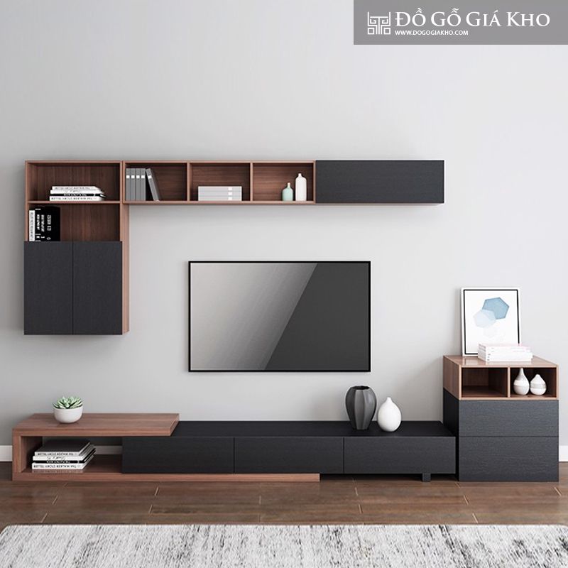 TV506 - KỆ TIVI GỖ MDF CHỐNG ẨM AN CƯỜNG - PK