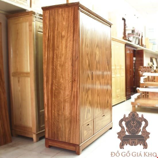 TA051 - TỦ GỖ HƯƠNG XÁM 3 CÁNH - PN