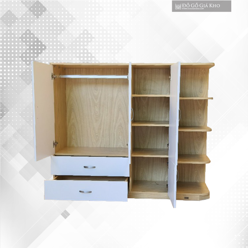 TA509 - TỦ ÁO EM BÉ GỖ MDF - PN