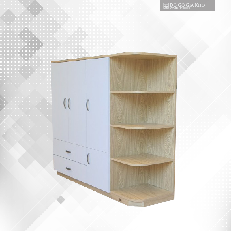 TA509 - TỦ ÁO EM BÉ GỖ MDF - PN