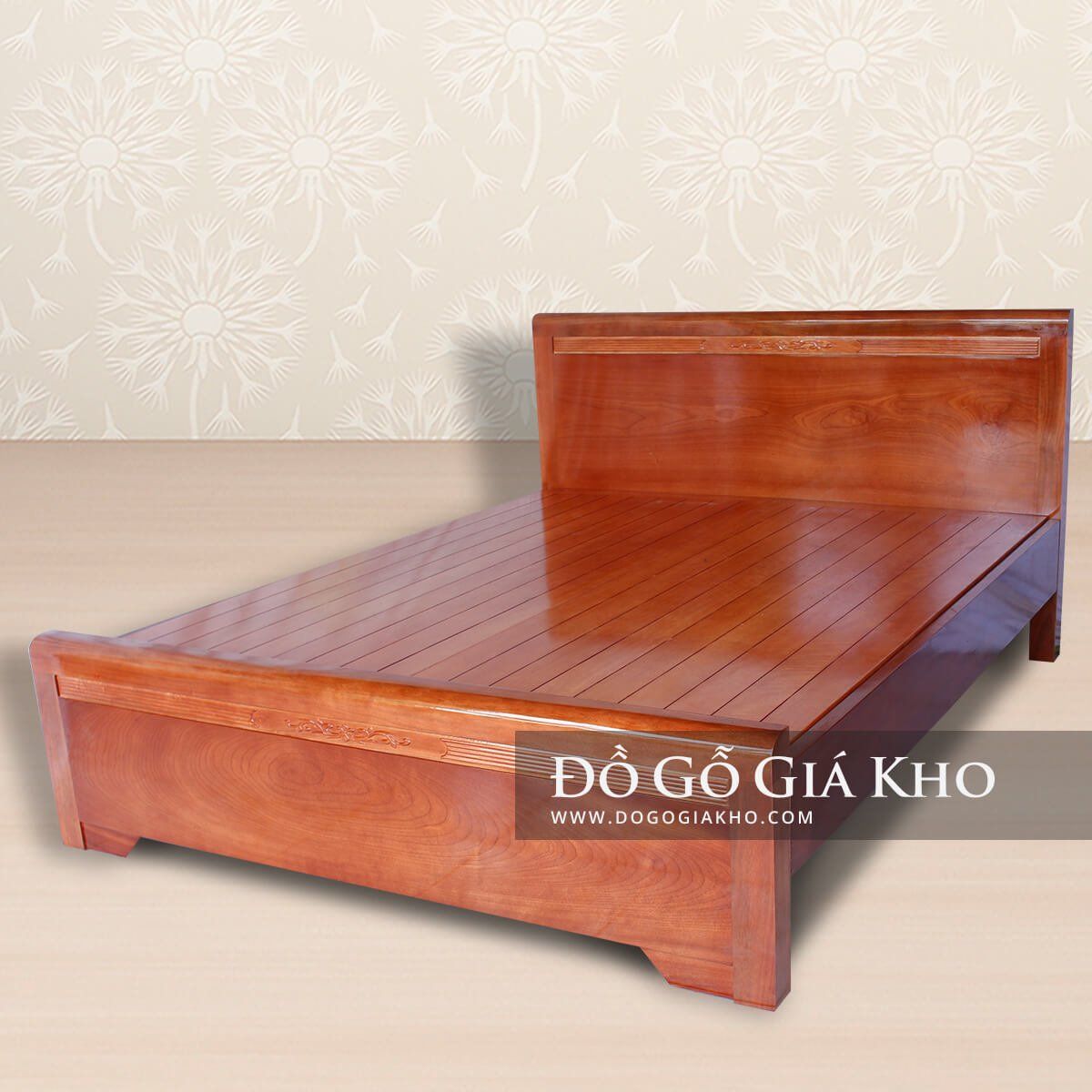 GN138 - GIƯỜNG NGỦ GỖ XOAN ĐÀO - PN