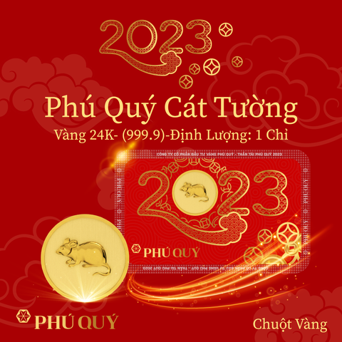 Chuột vàng - Phú Quý Cát Tường (24K 999.9)