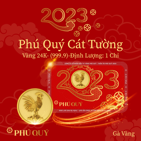 Gà vàng -  Phú Quý Cát Tường (24K 999.9)