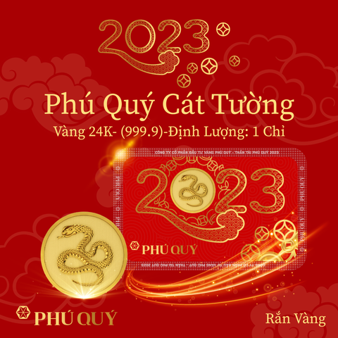 Rắn vàng - Phú Quý Cát Tường (24K 999.9)