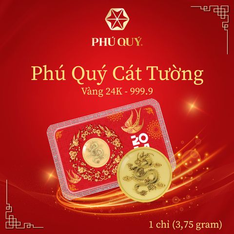 Rồng vàng - Phú Quý Cát Tường (24K 999.9)