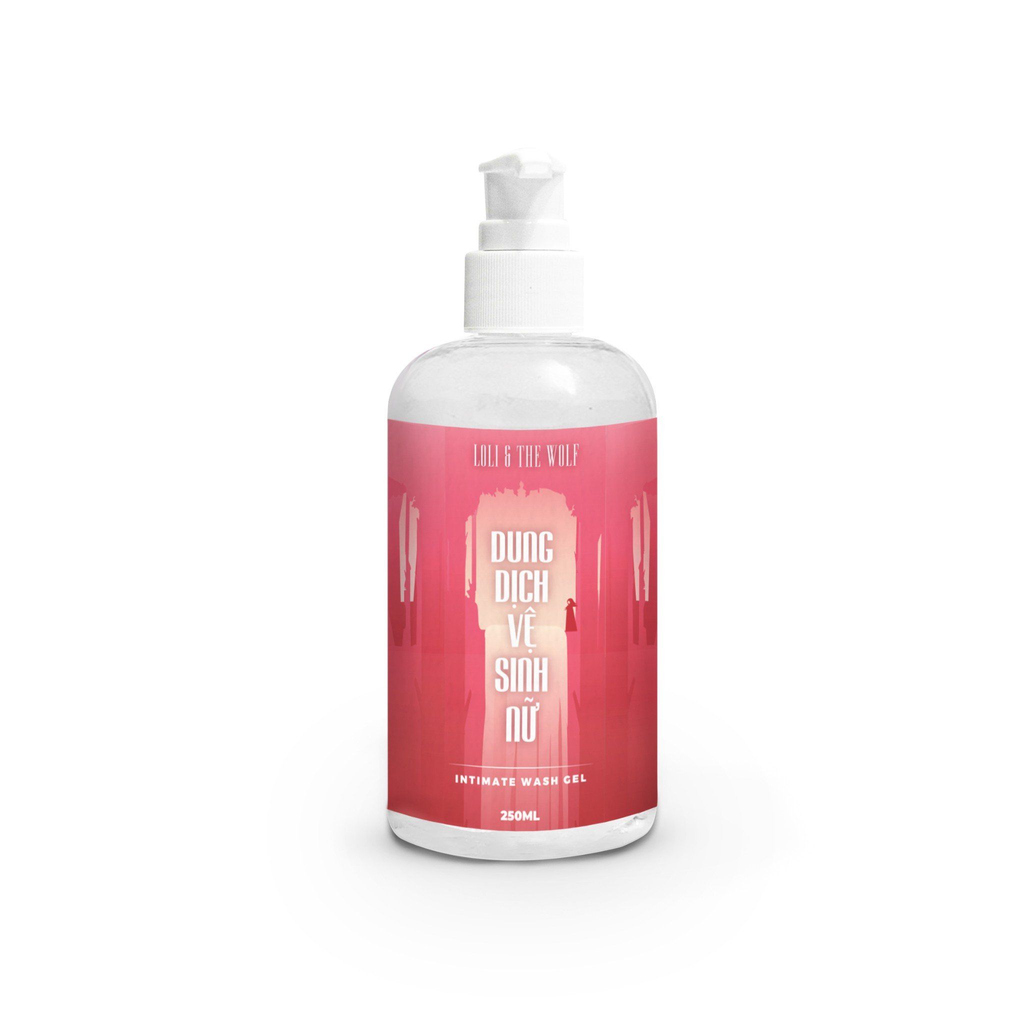 Dung dịch vệ sinh phụ nữ chai lớn 250ml thành phần tự nhiên giúp làm sạch khử mùi hôi giảm viêm ngứa vùng kín - LOLI & THE WOLF