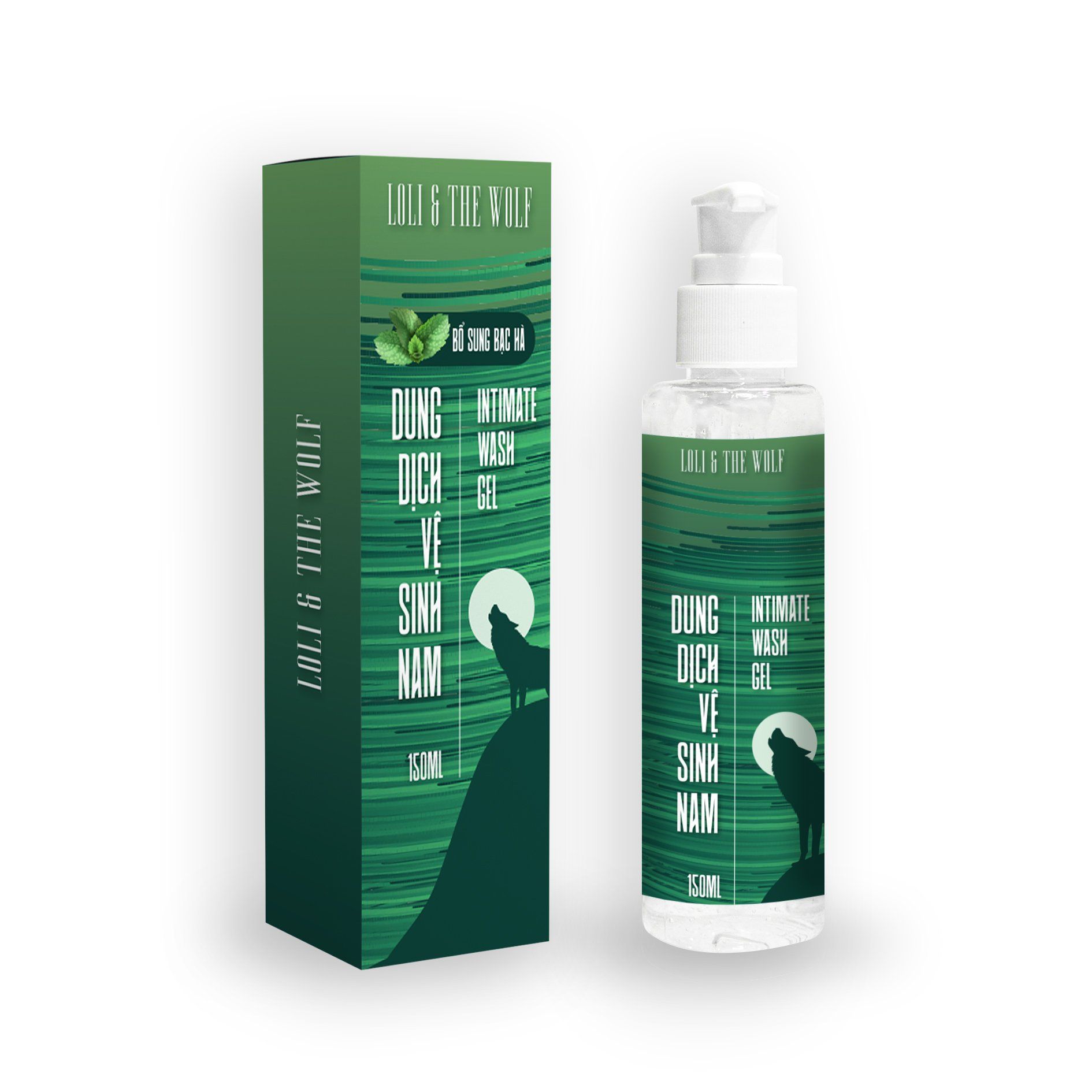 Dung dịch vệ sinh nam chai lớn 150ml thành phần tự nhiên, làm sạch, khử mùi hôi, giảm viêm ngứa vùng kín - LOLI & THE WOLF