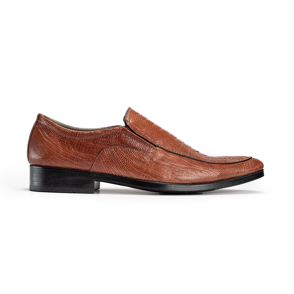 Fujita Tây Loafer Chân Đà Điểu Cao Cấp