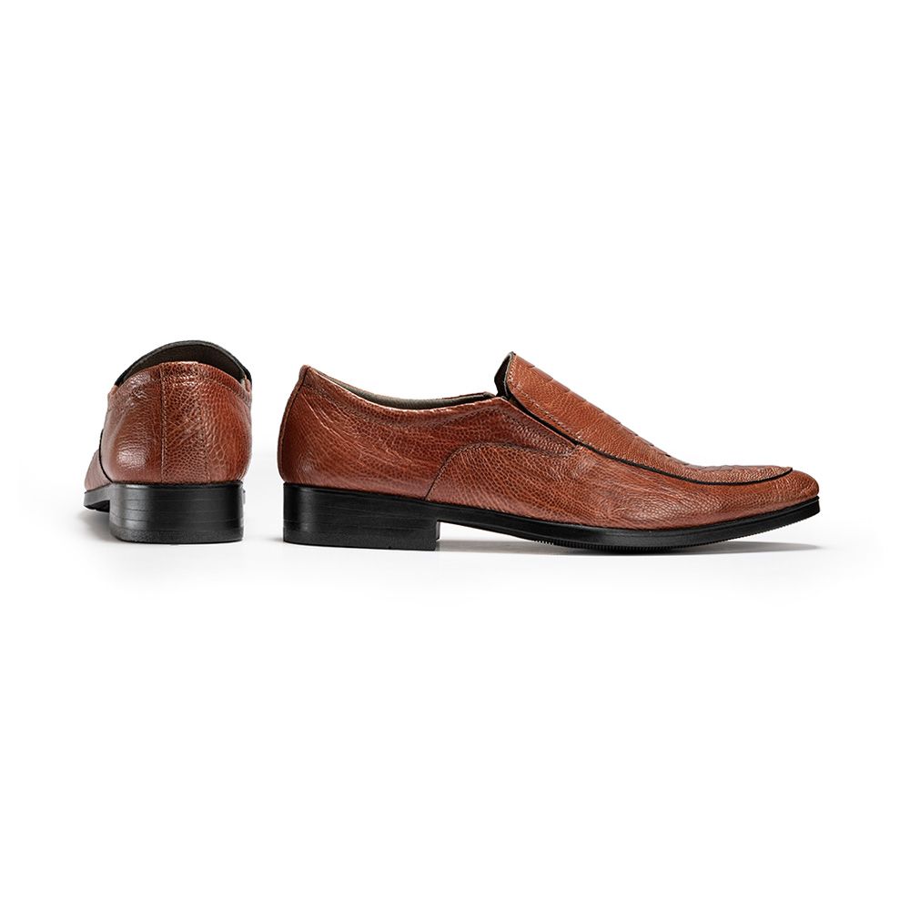 Fujita Tây Loafer Chân Đà Điểu Cao Cấp