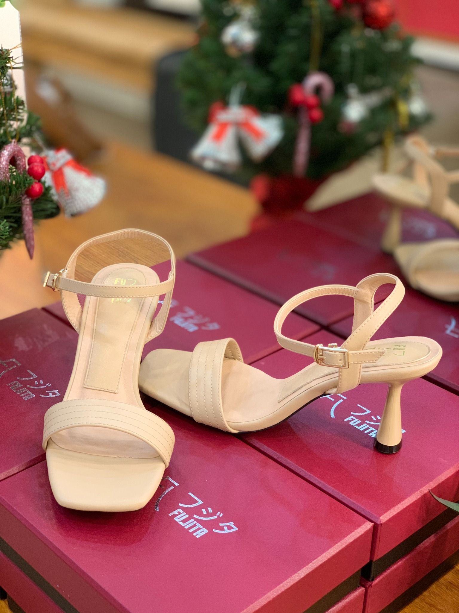  GIÀY SANDAL GÓT NHỌN QUAI MẢNH - GSDGNQMF07 