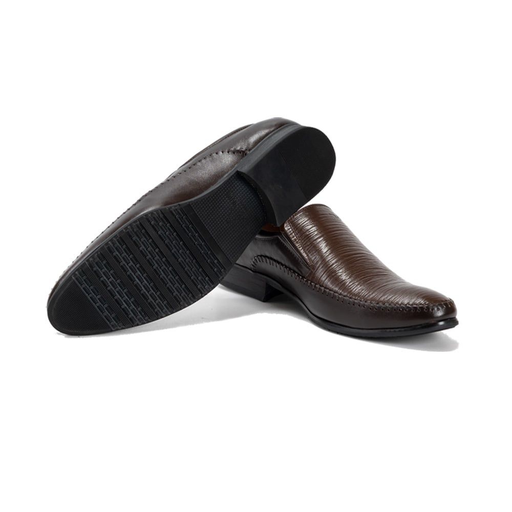 Giày Loafer Viền Thân Nhăn DP Fujita - LFDPVTNF43