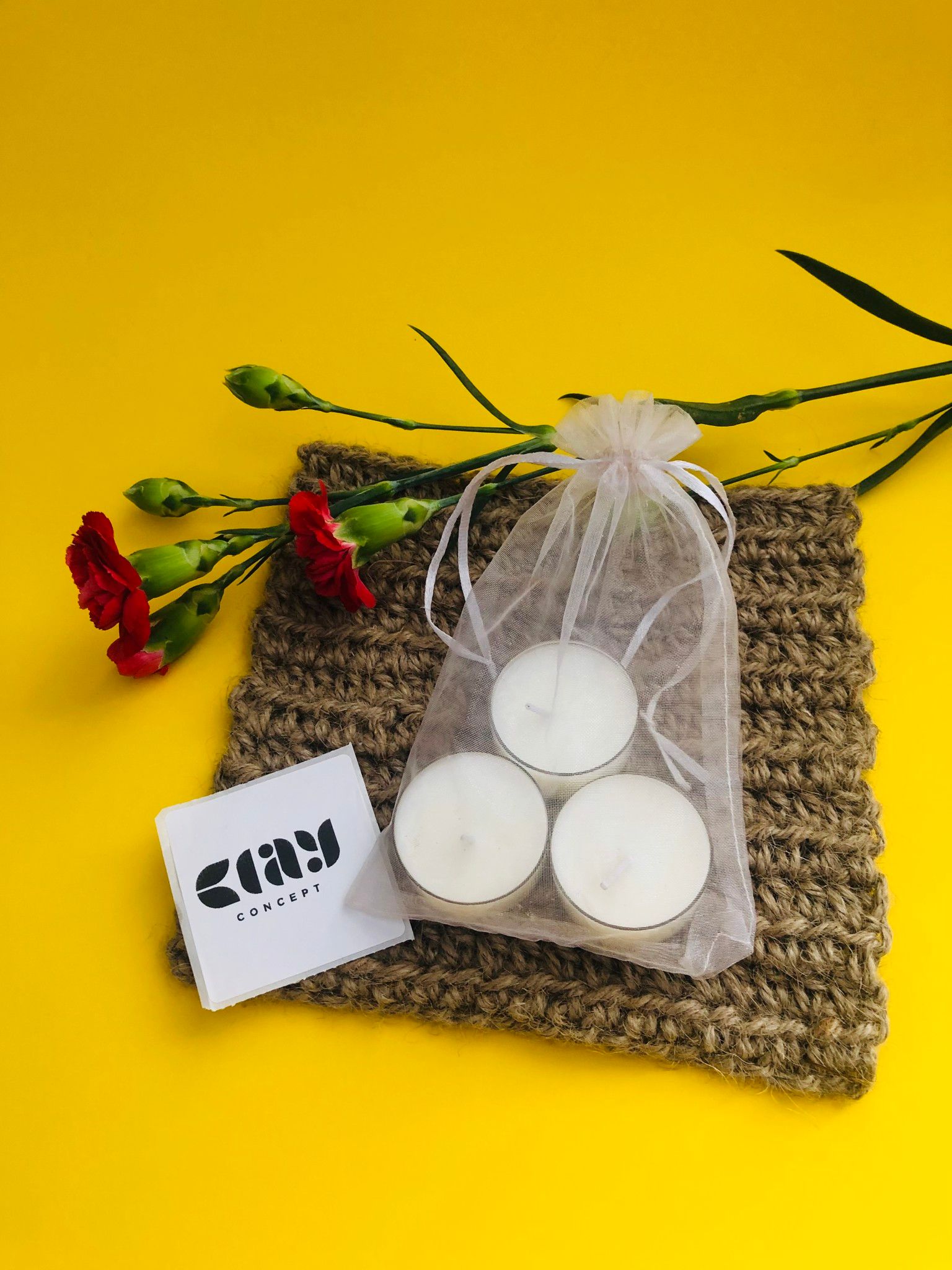 Nến Tealight Handmade - 100% Sáp Đậu Nành - NH06