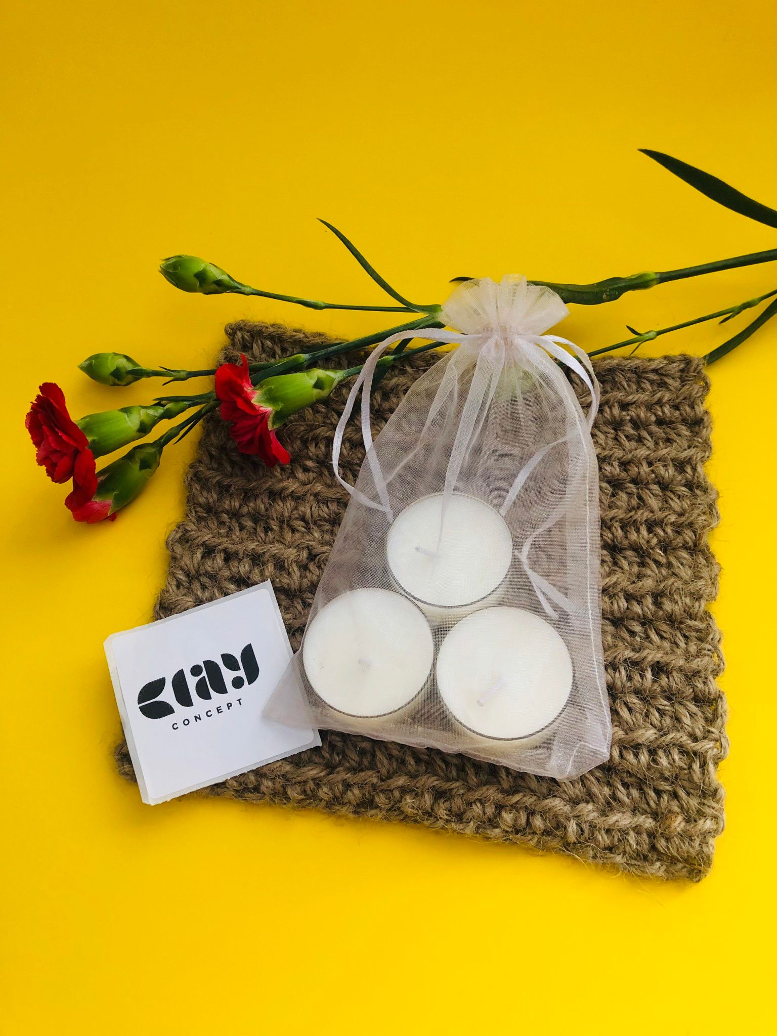 Nến Tealight Handmade - 100% Sáp Đậu Nành - NH06