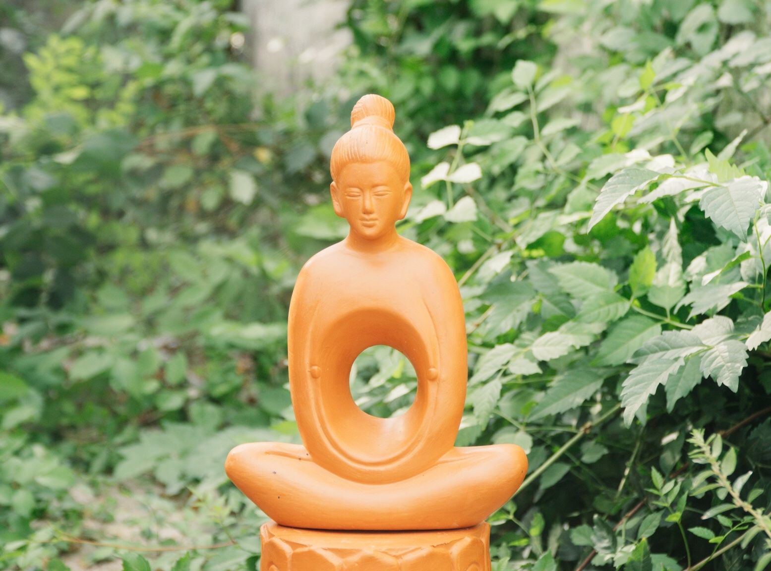 Tượng Thiền Đất Nung - TTT32