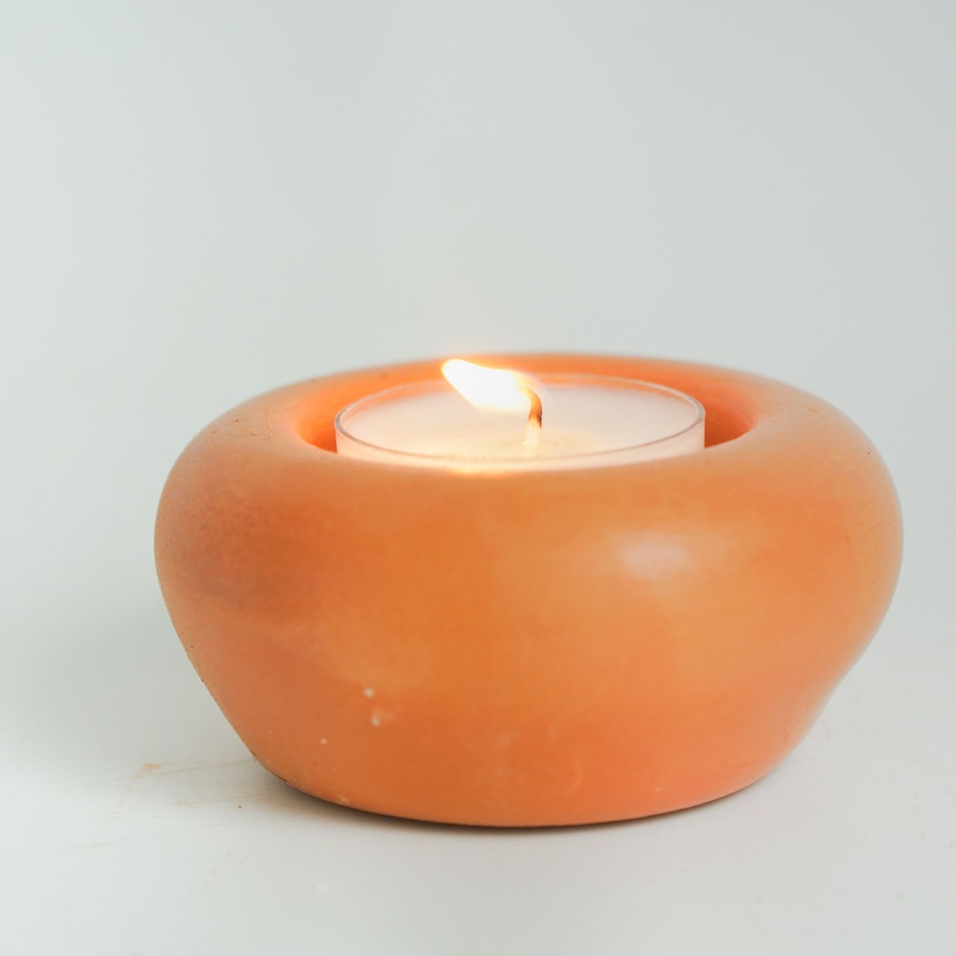 Đế Bỏ Nến Tealight Đất Nung Hình Tròn - DN35
