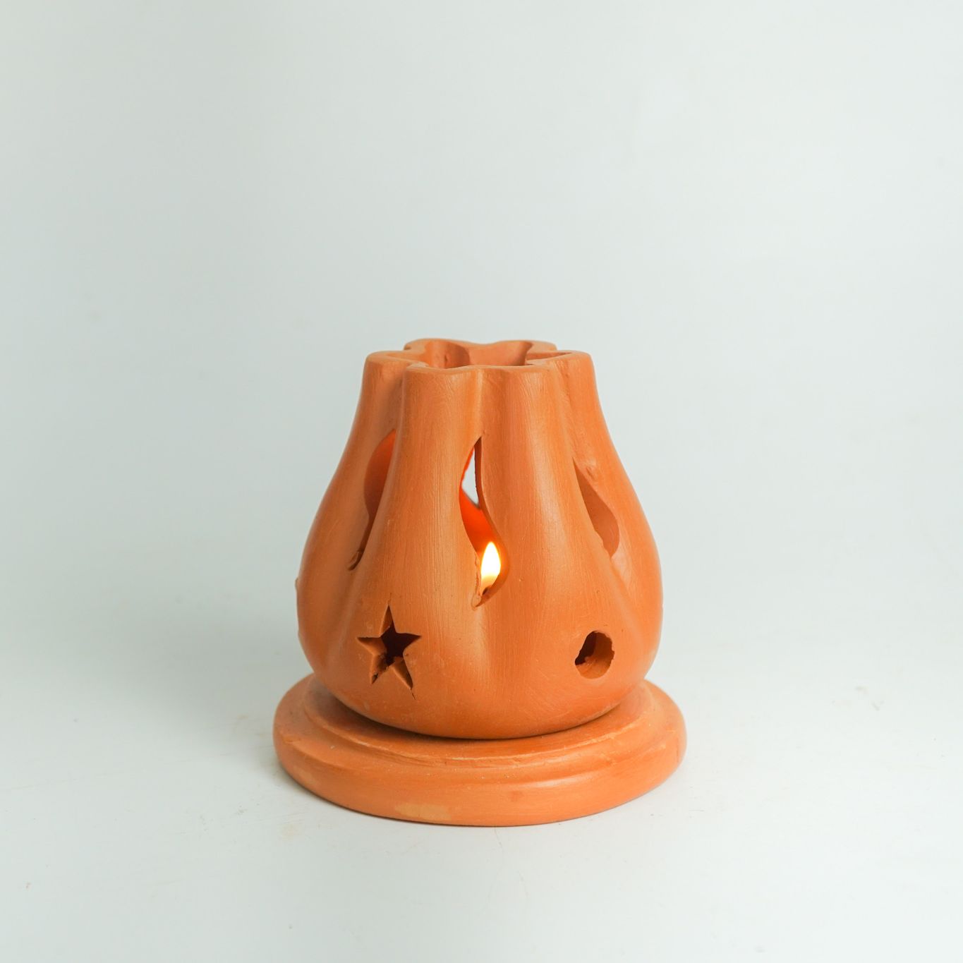 Đèn Đốt Nến Đất Nung - Candle Holder - DN46
