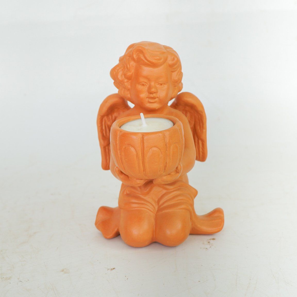 Đèn Đốt Nến Đất Nung Thiên Thần - Angel Candle Holder - DN51