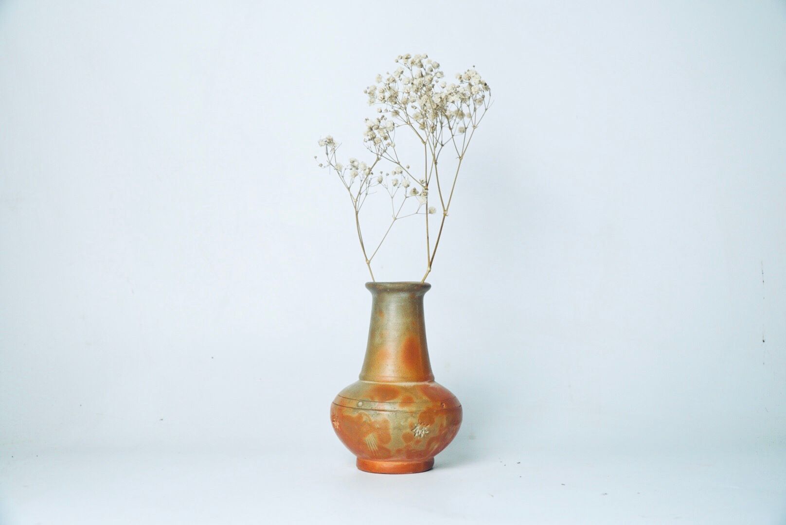 Lọ Hoa Văn Đất Và Lửa - LH02