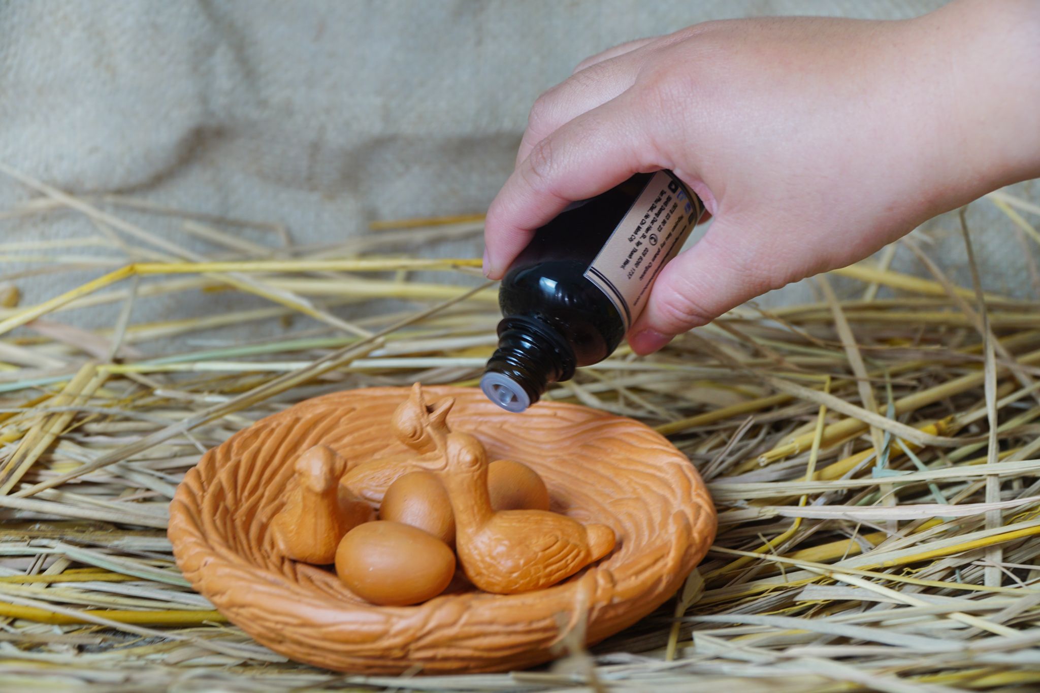 Trứng Khuếch Tán Tinh Dầu / Eco-friendly terra cotta oil diffuser stones - Set D