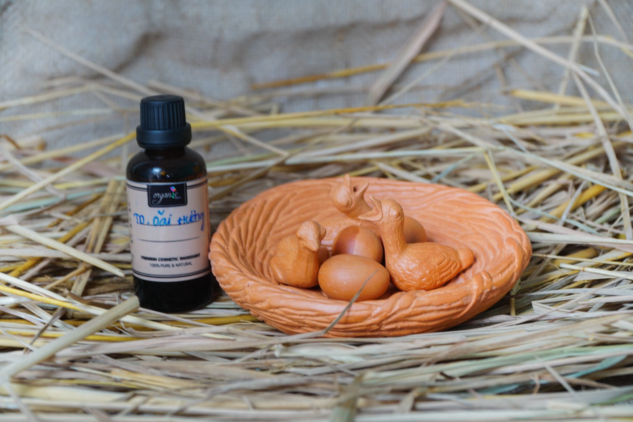 Trứng Khuếch Tán Tinh Dầu / Eco-friendly terra cotta oil diffuser stones - Set D