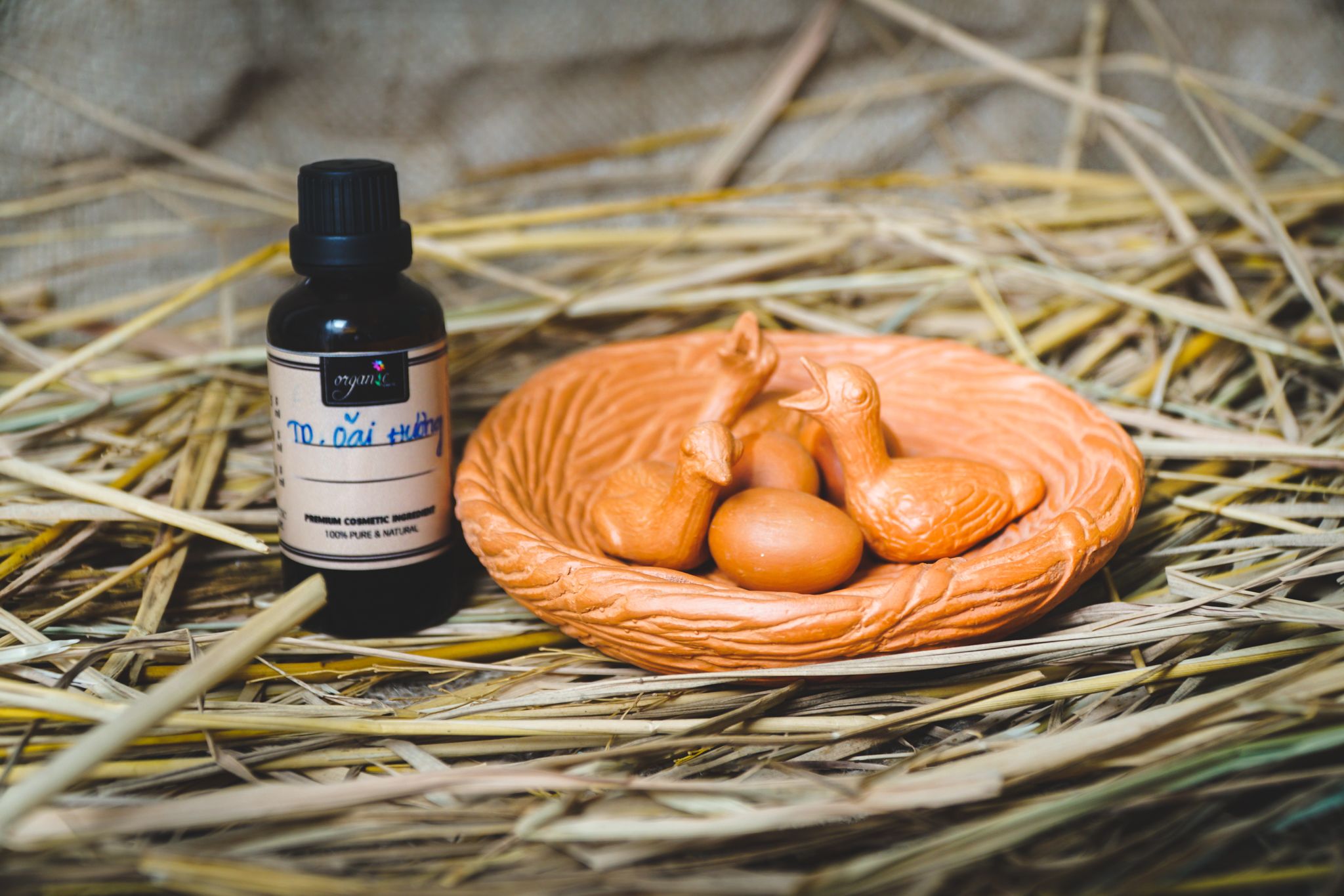 Trứng Khuếch Tán Tinh Dầu / Eco-friendly terra cotta oil diffuser stones - Set D