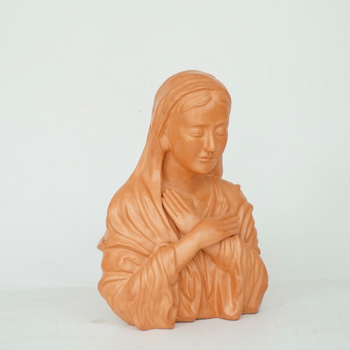 Tượng Đức Mẹ Đất Nung / Terra Cotta Saint Mary Statue - TTT46