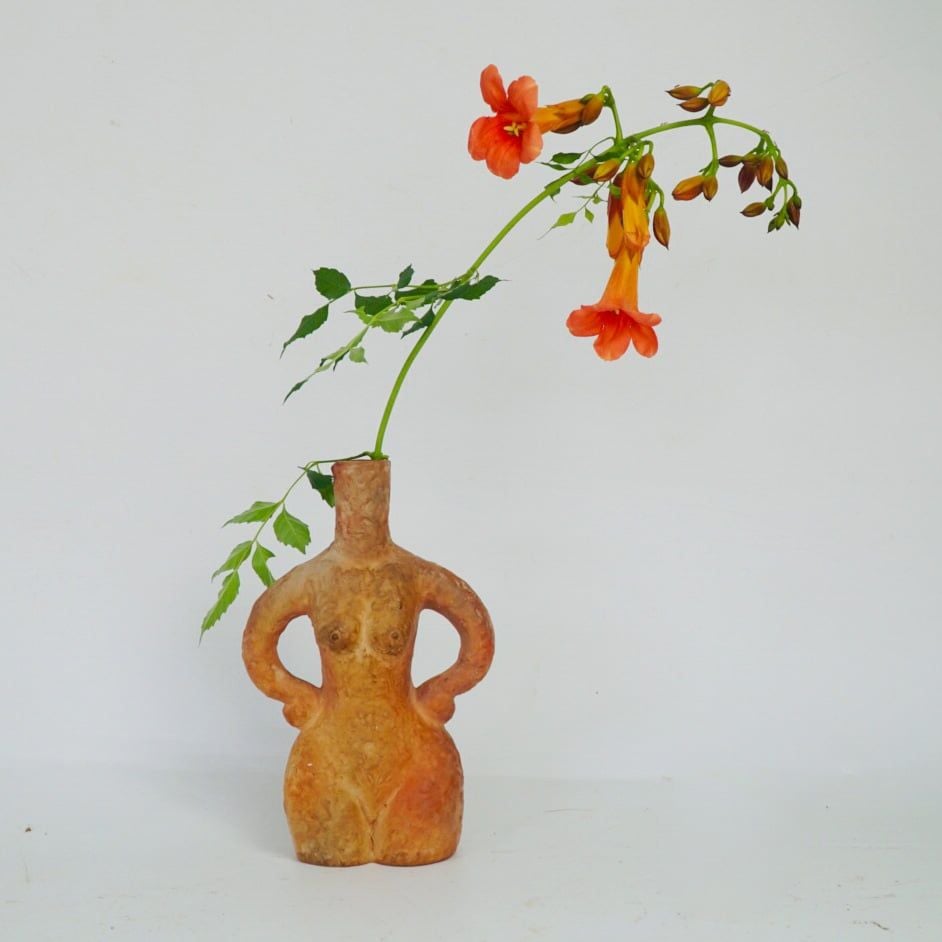 Lọ Hoa Đất Nung - The Body Vase - Hoả Biến - LH40