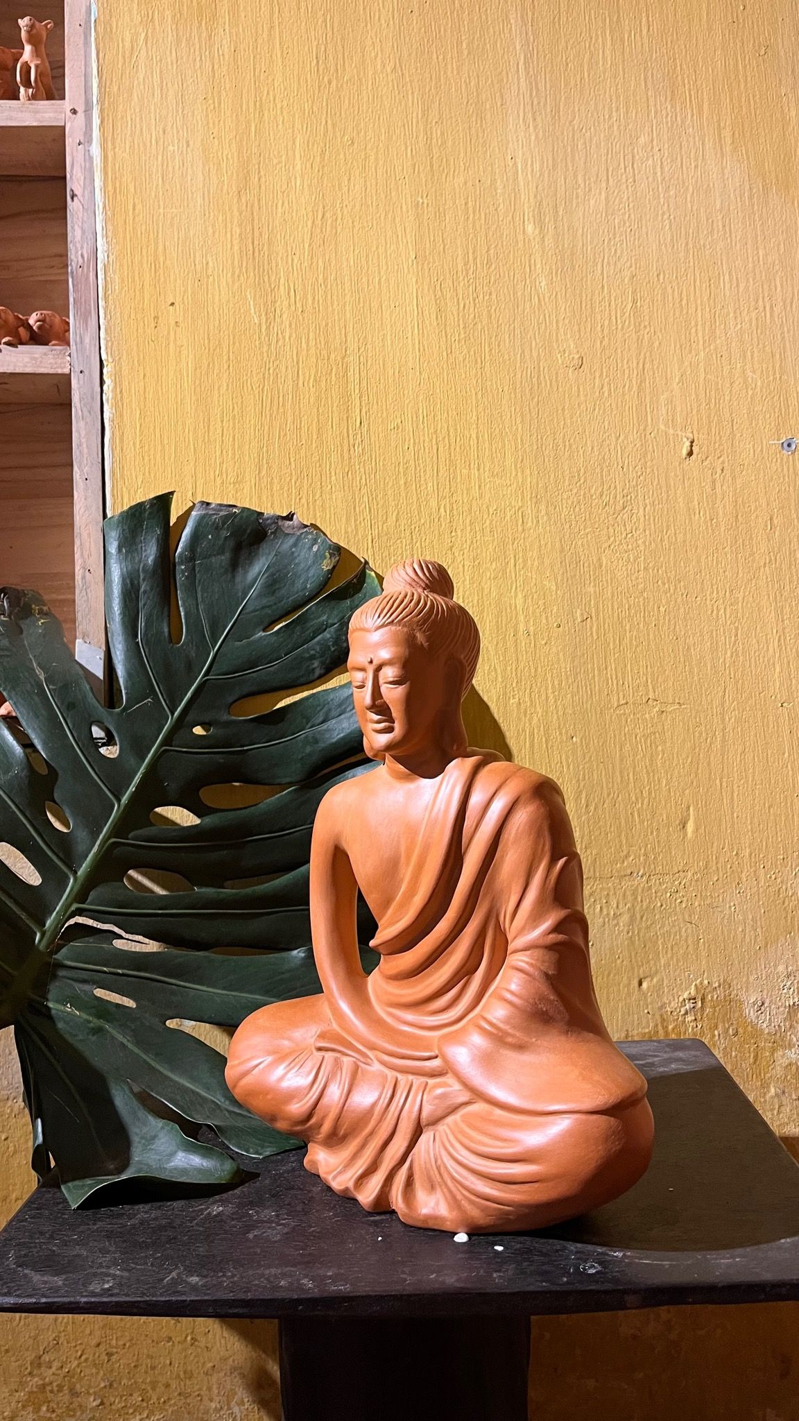 Tượng Phật Thích Ca Thiền Đất Nung - TTT121