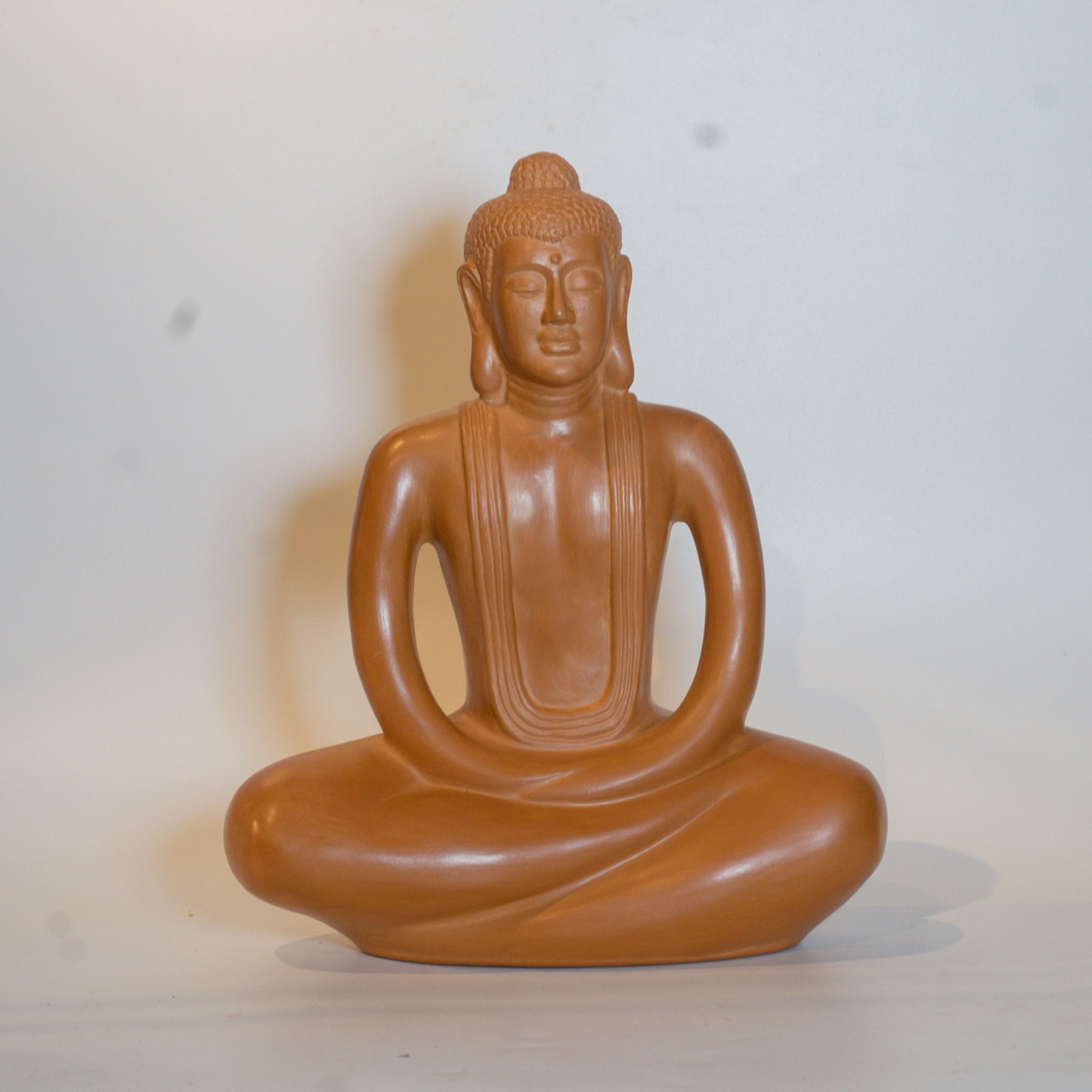 Tượng Phật Thiền Đất Nung Trang Trí - TTT122