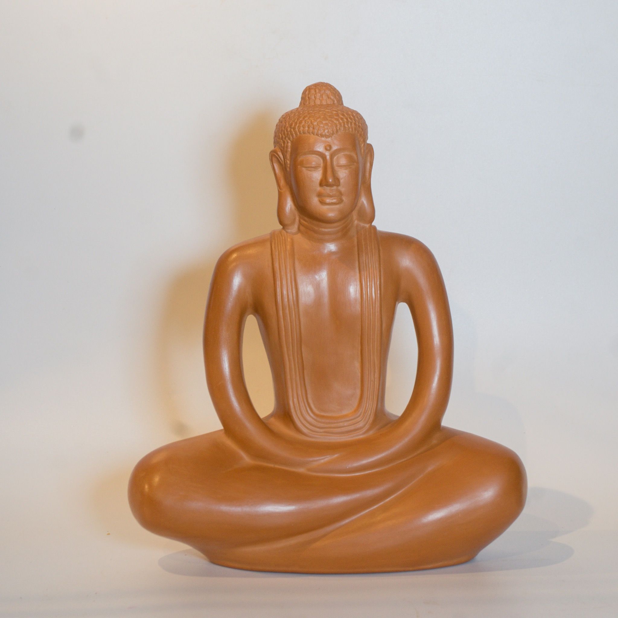 Tượng Phật Thiền Đất Nung Trang Trí - TTT122