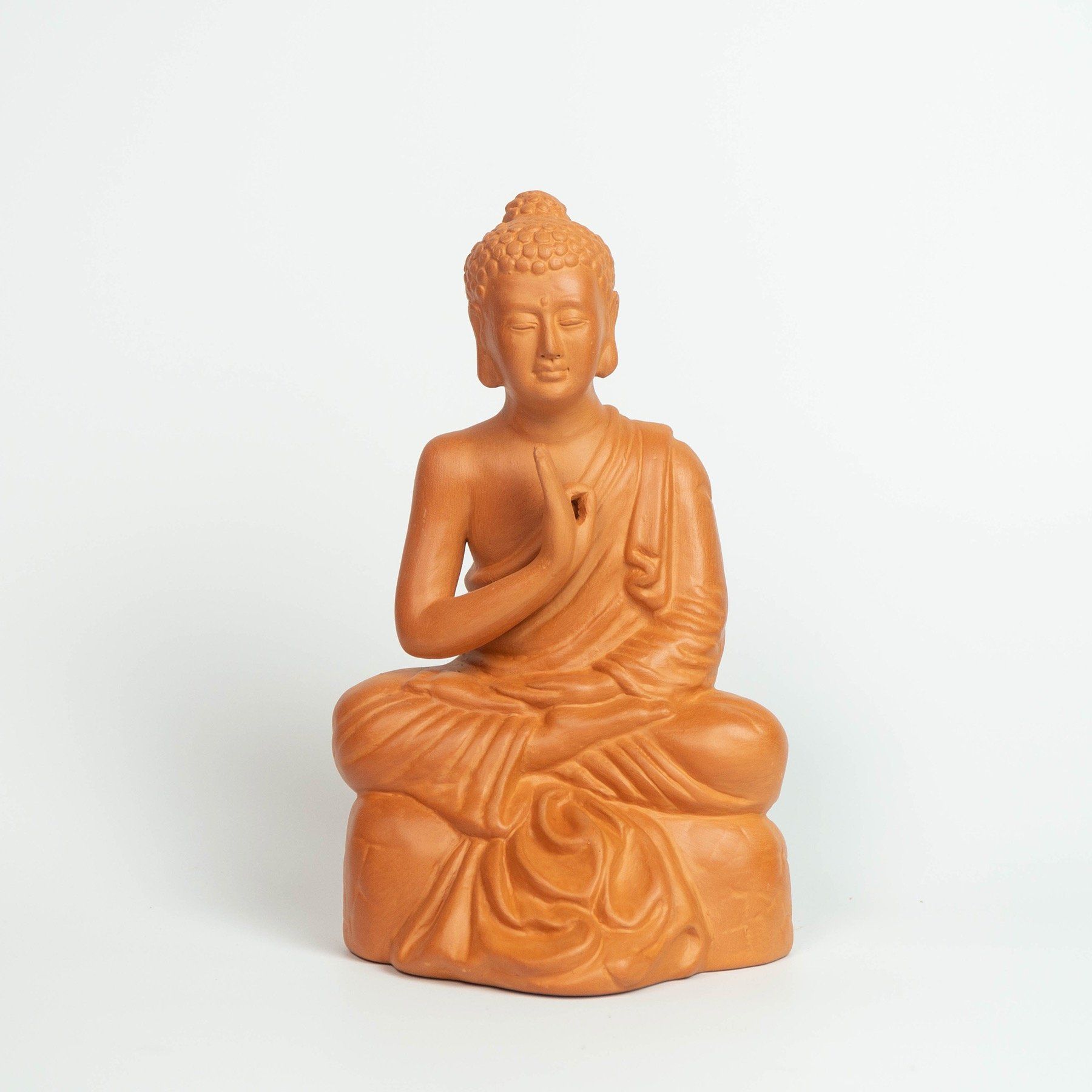 Tượng Phật Bắt Ấn Đất Nung - TTT31