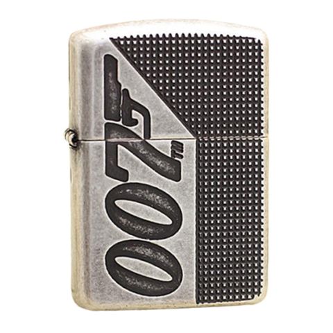 Zippo Armor 007 Bạc Giả Cổ Z233