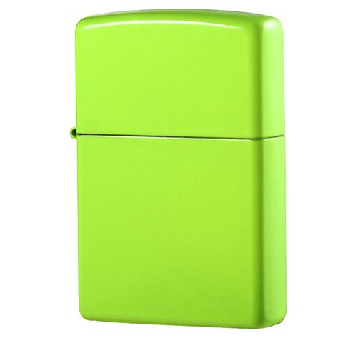 Zippo sơn xanh cốm Z252