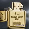 BẬT LỬA ZIPPO  BRASS REPLICA 1941 ZIPPO FANCY GOLD ZKB42