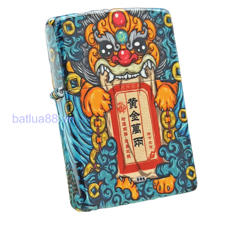 BẬT LỬA ZIPPO KỲ LÂN HỘP MICA Z142