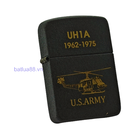 BẬT LỬA ZIPPO REPLICA 1941 CỐT ĐỒNG SƠN ĐEN SẦN CỔ CHỦ ĐỀ QUÂN SỰ HOA KỲ TRỰC THĂNG US. ARMY  - Z225