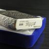 BẬT LỬA ZIPPO BẠC ĐÚC NGUYÊN KHỐI STERLING CHỦ ĐỀ VÂN GÕ BÚA 5 MẶT NĂM 2008 ZB49