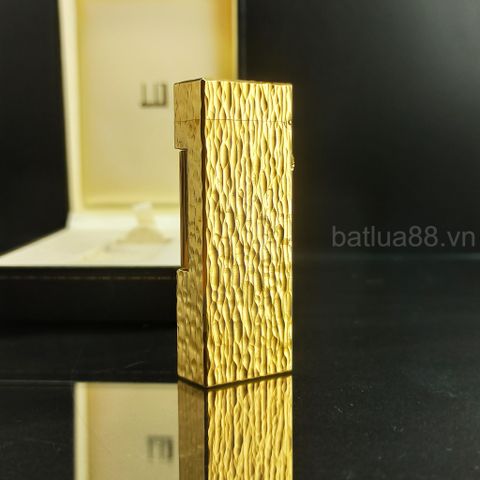 Bật Lửa Dunhill Bọc Vàng Vân Gõ Búa DH95