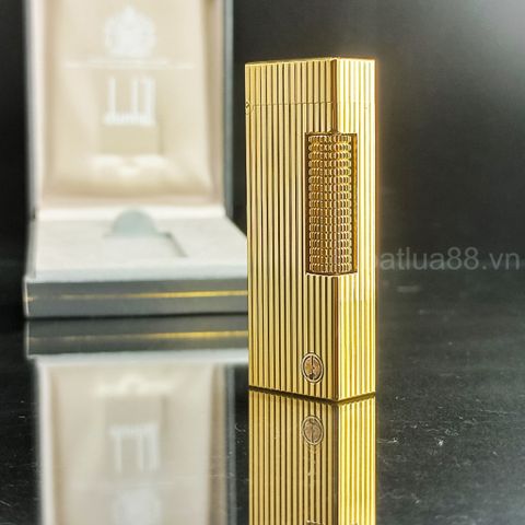 Bật Lửa Dunhill Bọc Vàng Vân Vân Sọc DH90