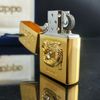 Bật Lửa Zippo Gold Plated Rồng Giữ Ngọc Đính Xoàn Bản Giới Hạn 1000 Chiếc Toàn Thế Giới, Limited Đuôi 79 ( THẦN TÀI ) đời XII La Mã năm 1996 ZL302