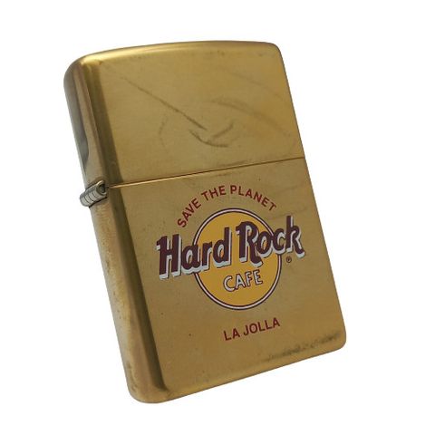 Bật Lửa Zippo Đồng Khối Chủ Đề Hard Rock Cafe Năm 1998 Đời XIV La Mã  ZL362