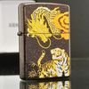 Bật Lửa Zippo Sơn Mài In Hình Long Tranh Hổ Đấu ZN148